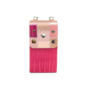 Phone Wallet Crossbody - Pink