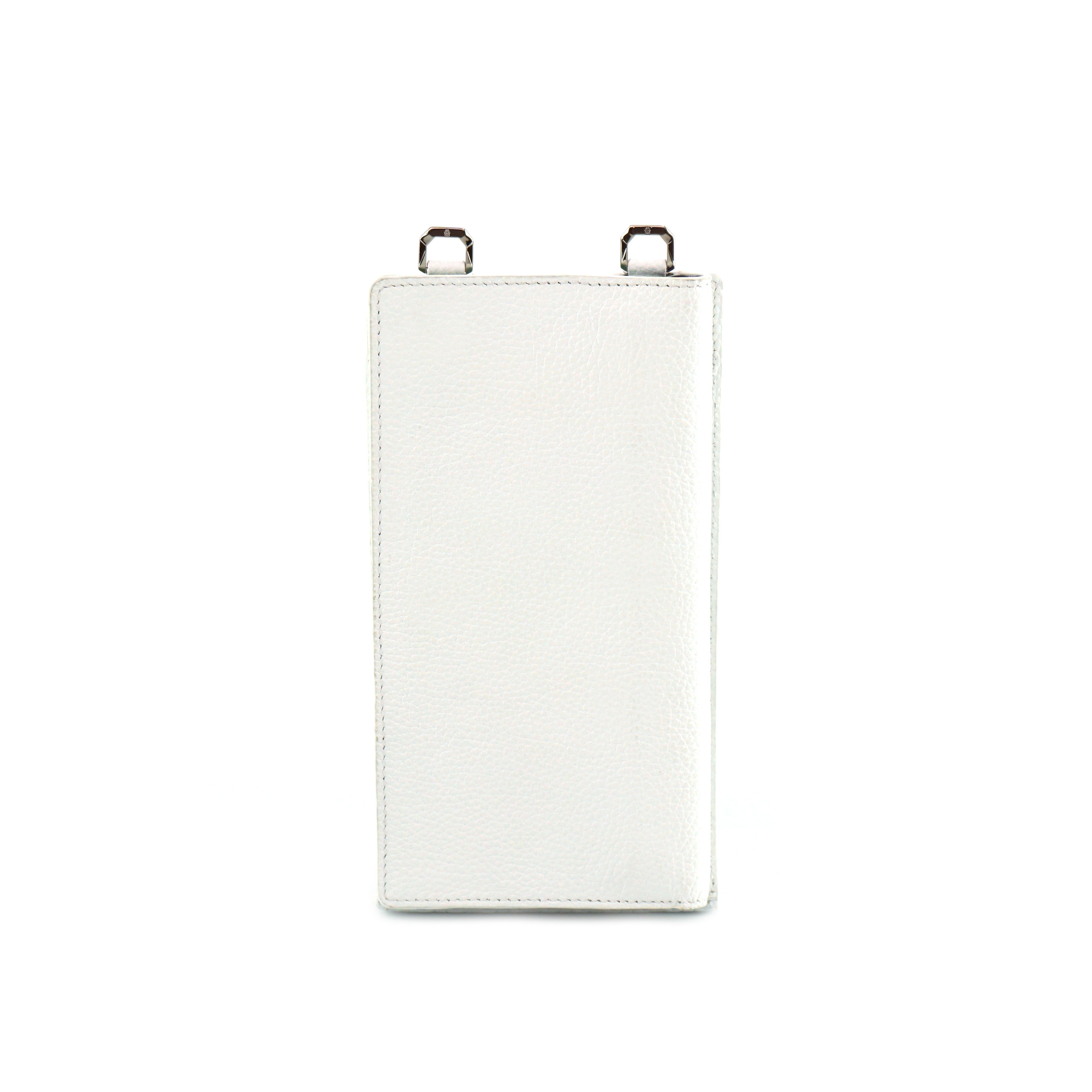 Phone Wallet Crossbody - White